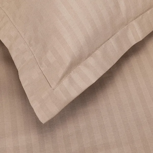 Dark_Beige_Microfiber_Satin_Bedsheet_Set_With_Pillow_Covers