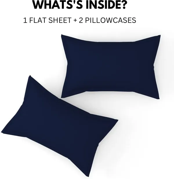 Multicolor_Microfiber_Bedsheet_With_Pillow_Covers