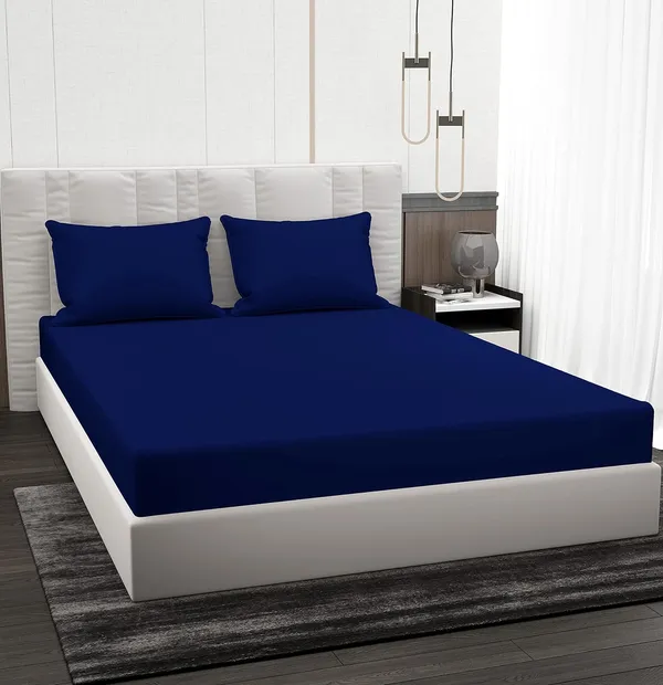 Multicolor_Microfiber_Bedsheet_With_Pillow_Covers
