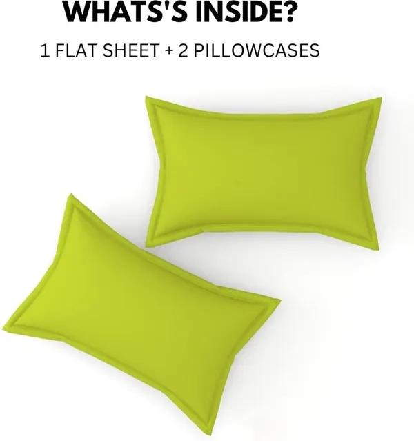 Multicolor_Microfiber_Bedsheet_With_Pillow_Covers