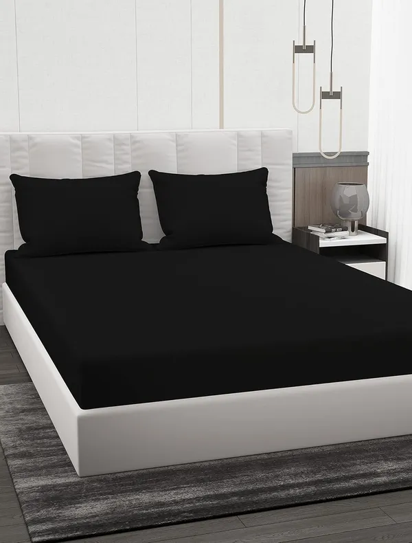 Multicolor_Microfiber_Bedsheet_With_Pillow_Covers