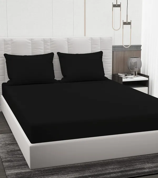Multicolor_Microfiber_Bedsheet_With_Pillow_Covers