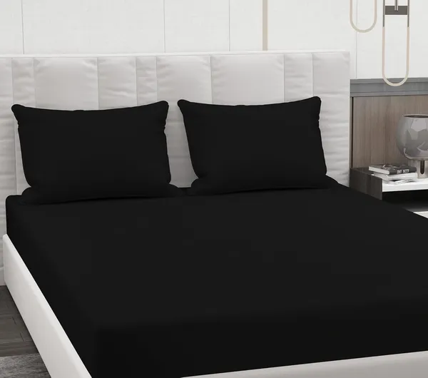 Multicolor_Microfiber_Bedsheet_With_Pillow_Covers