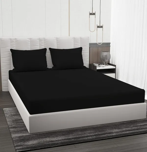 Multicolor_Microfiber_Bedsheet_With_Pillow_Covers