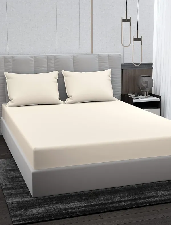 Multicolor_Microfiber_Bedsheet_With_Pillow_Covers