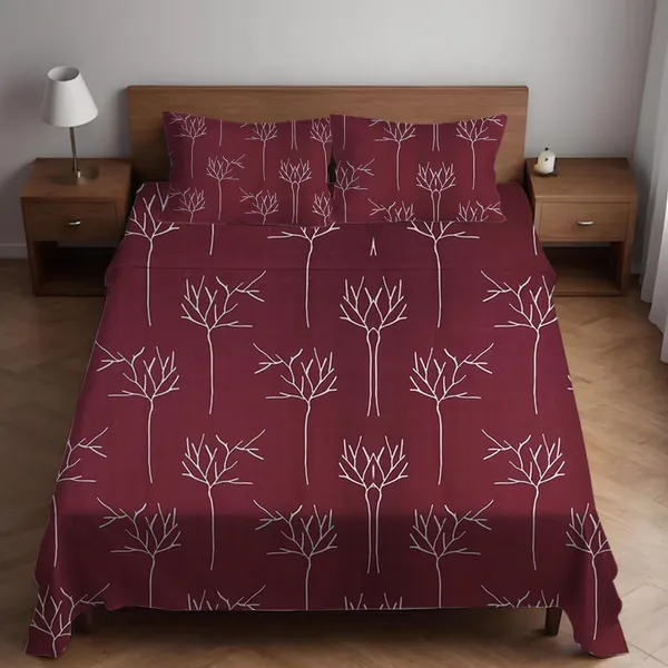 Multicolor_Cotton_Printed_Bedsheet_With_Pillow_Covers