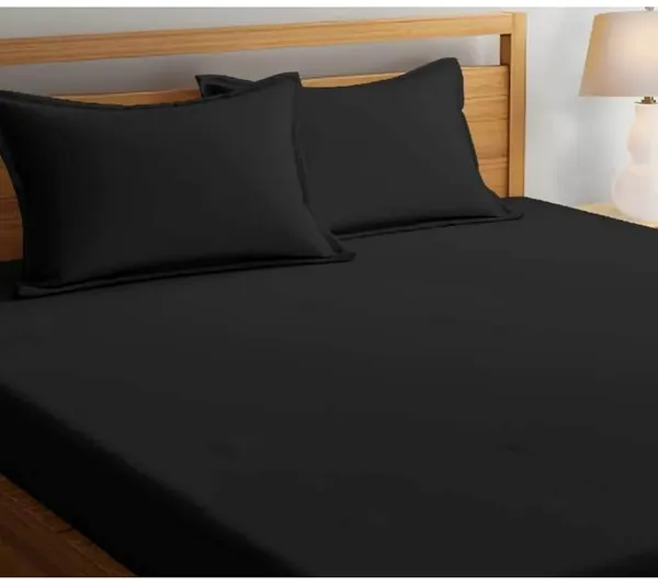 Multicolor_Microfiber_Double_Bedsheet_With_Pillow_Covers