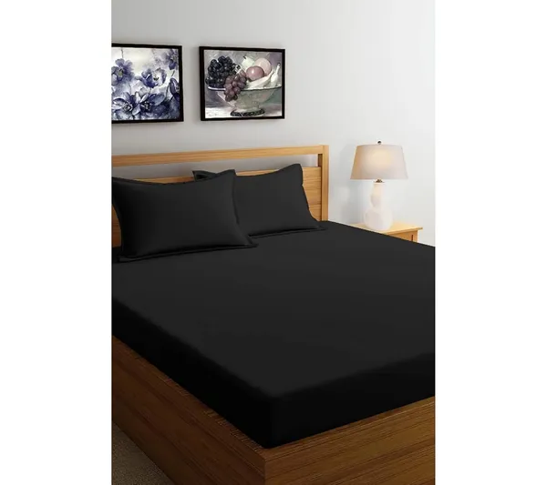 Multicolor_Microfiber_Double_Bedsheet_With_Pillow_Covers