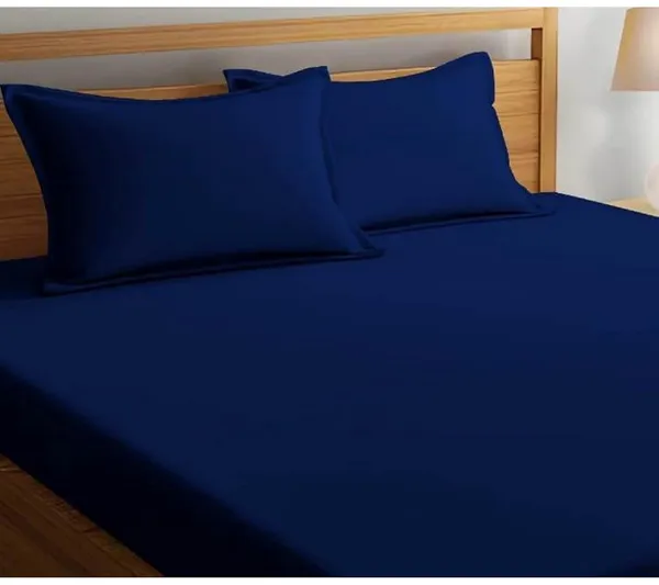 Multicolor_Microfiber_Double_Bedsheet_With_Pillow_Covers