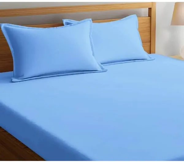Multicolor_Microfiber_Double_Bedsheet_With_Pillow_Covers