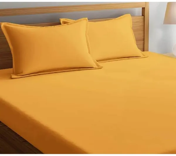 Multicolor_Microfiber_Double_Bedsheet_With_Pillow_Covers