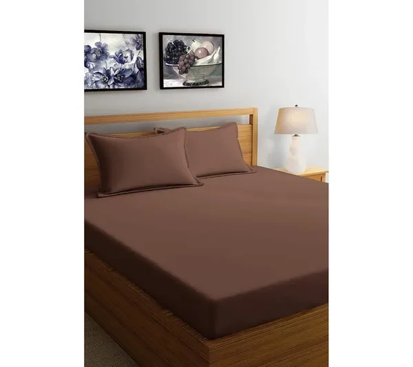 Multicolor_Microfiber_Double_Bedsheet_With_Pillow_Covers