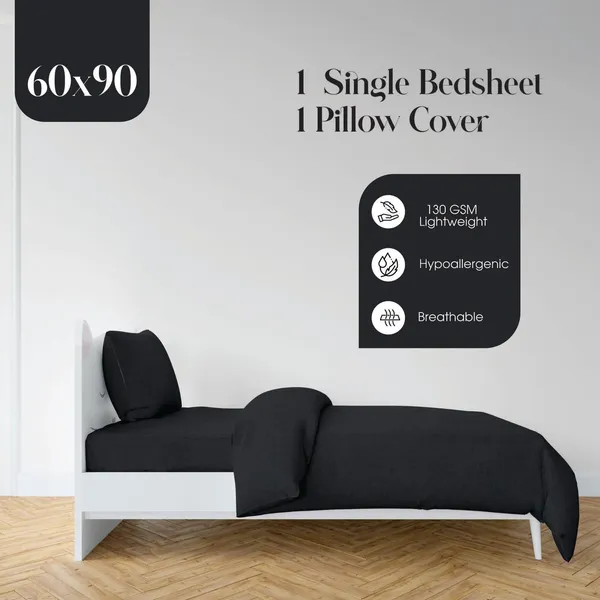 Multicolor_Microfiber_Bedsheet_Single_Bed_With_Pillow_Cover