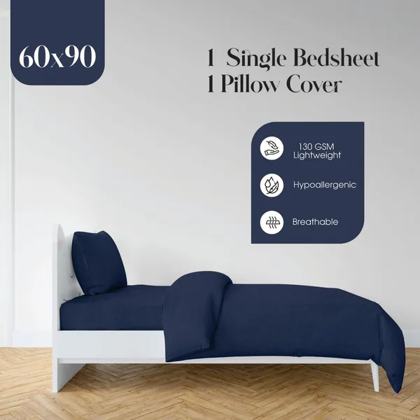 Multicolor_Microfiber_Bedsheet_Single_Bed_With_Pillow_Cover