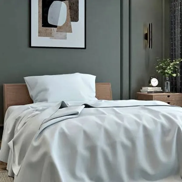 Multicolor_Microfiber_Bedsheet_Single_Bed_With_Pillow_Cover
