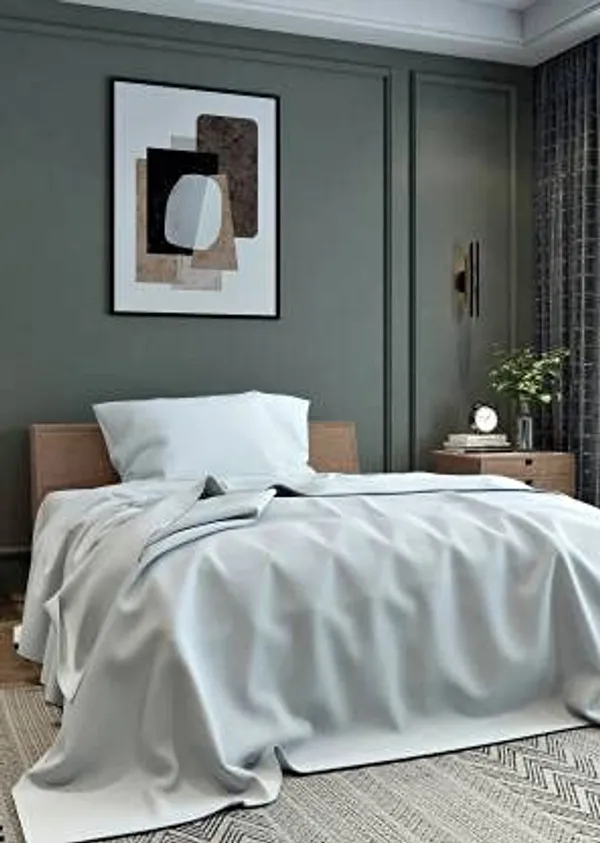 Multicolor_Microfiber_Bedsheet_Single_Bed_With_Pillow_Cover