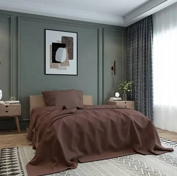 Multicolor_Microfiber_Bedsheet_Single_Bed_With_Pillow_Cover