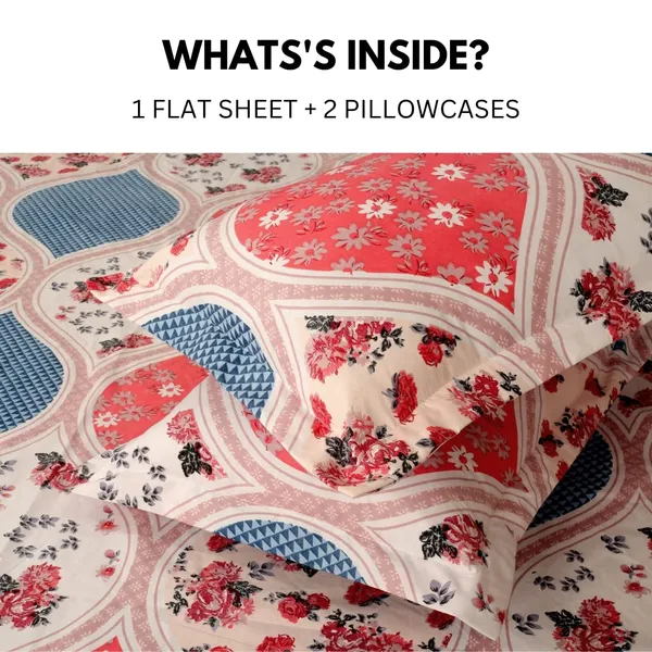 Multicolor_Microfiber_3D_Printed_Bedsheet_With_Pillow_Covers