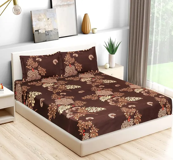 Multicolor_Microfiber_3D_Printed_Double_Bedsheet_With_Pillow_Covers