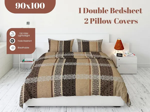 Multicolor_Cotton_3D_Printed_Double_Bedsheet_With_Pillow_Covers