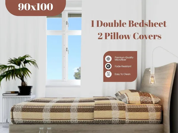 Multicolor_Cotton_3D_Printed_Double_Bedsheet_With_Pillow_Covers