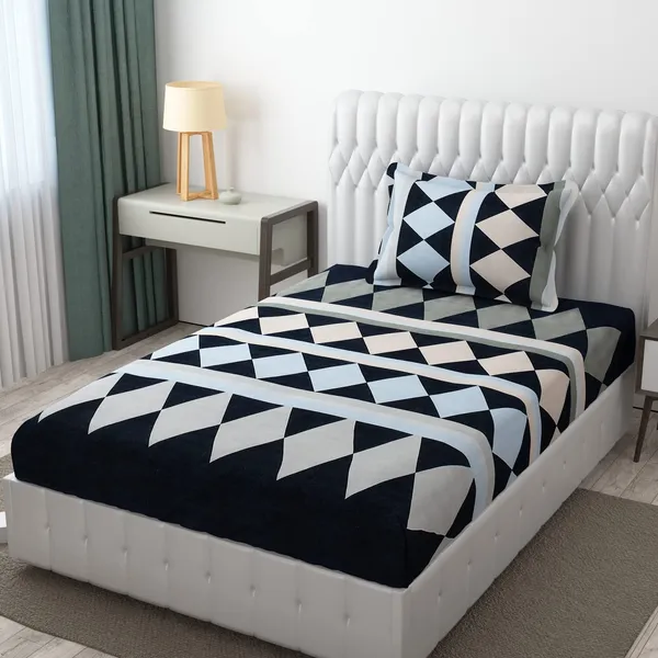 Multicolor_Cotton_Printed_Bedsheet_With_Pillow_Cover