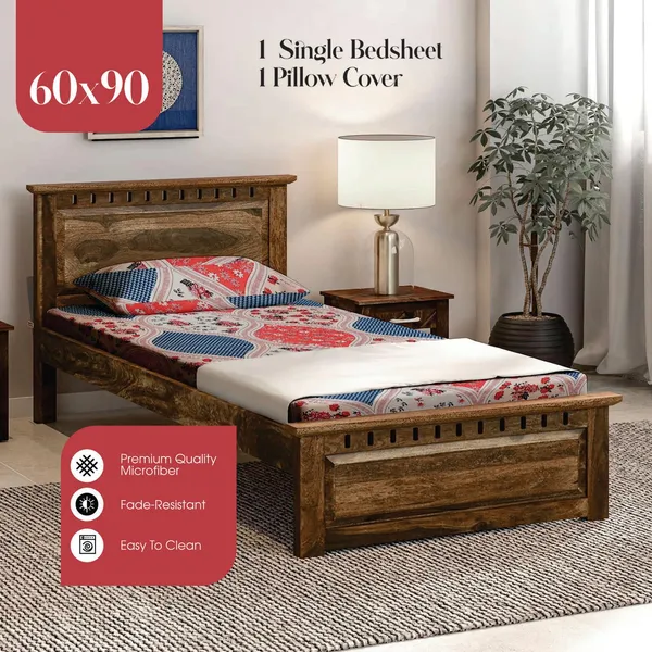 Multicolor_Cotton_Bedsheet_With_Pillow_Cover