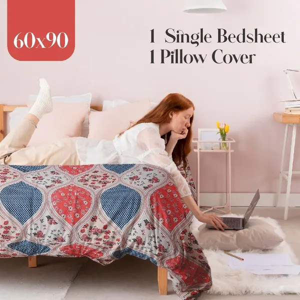 Multicolor_Cotton_Bedsheet_With_Pillow_Cover