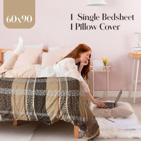 Multicolor_Cotton_3D_Printed_Bedsheet_With_Pillow_Covers