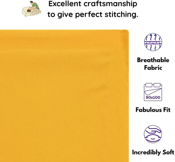 Yellow_Cotton_3D_Bedsheet_With_Pillow_Covers