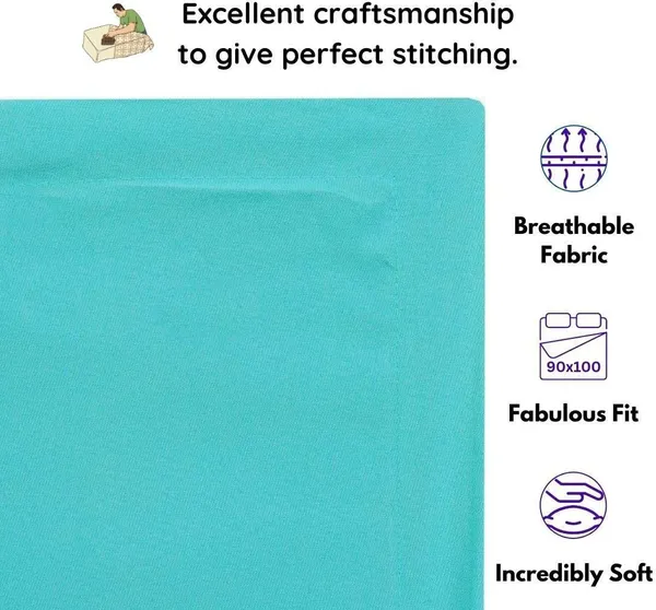 Aqua_Blue_Cotton_3D_Bedsheet_With_Pillow_Covers