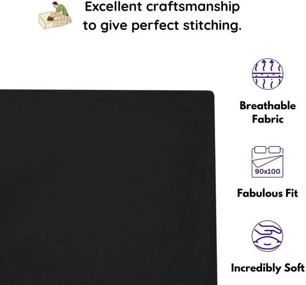 Black_Cotton_3D_Bedsheet_With_Pillow_Covers