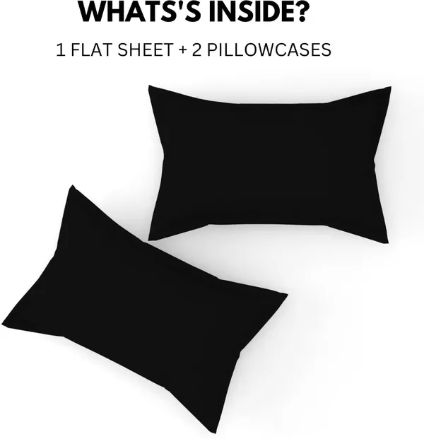 Black_Cotton_3D_Bedsheet_With_Pillow_Covers
