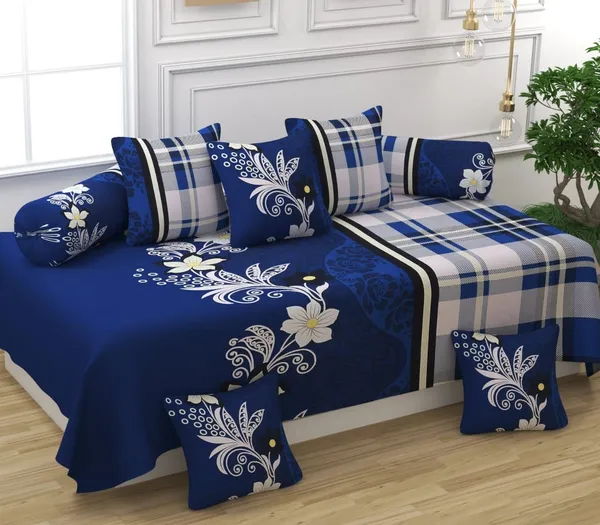 Multicolor_Microfiber_Diwan_Bedsheet_Set