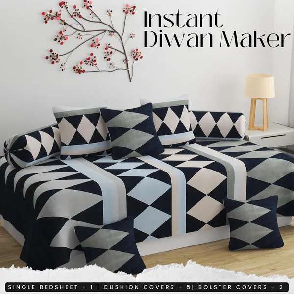 Multicolor_Diwan_Set_With_Bedsheet_Bolster_Covers_Cushion_Covers