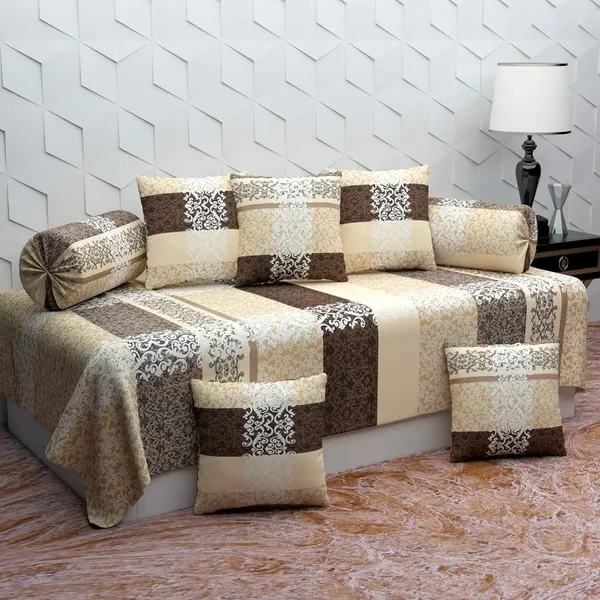 Multicolor_Diwan_Set_With_Bedsheet_Bolster_Cushion_Covers