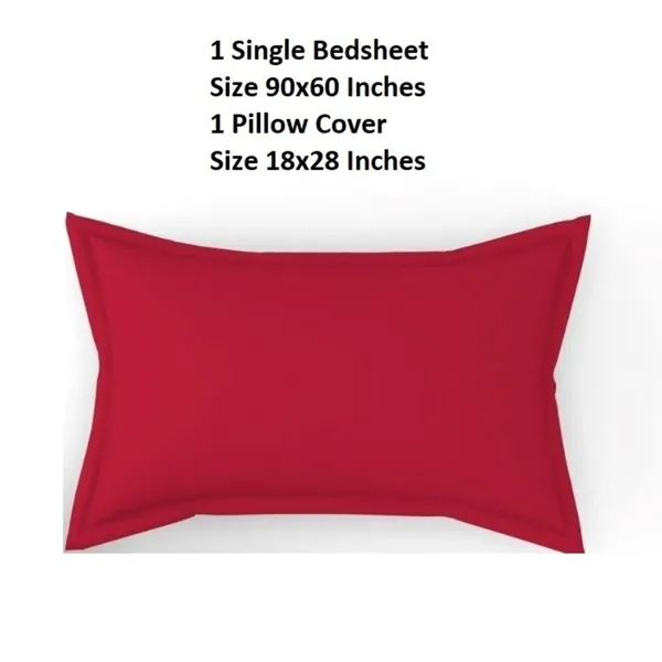 Magenta_Cotton_Bedsheet_With_Pillow_Cover