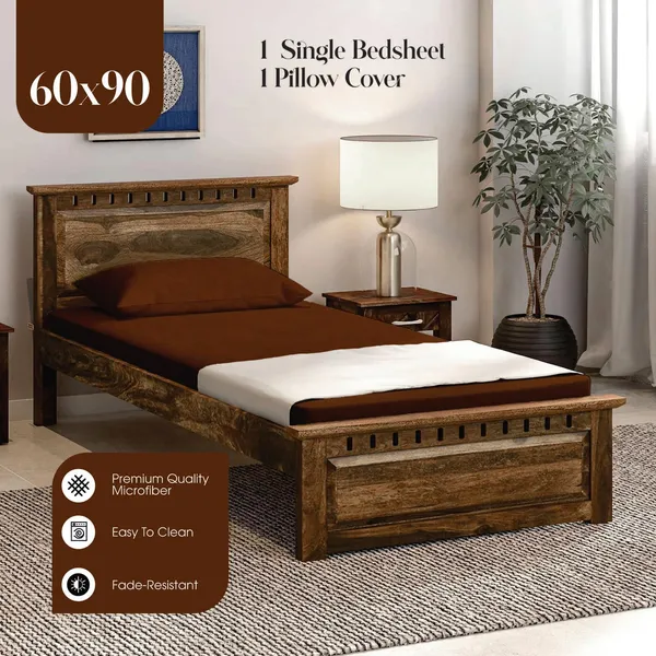 Multicolor_Single_Bedsheet_Cotton_With_Pillow_Cover