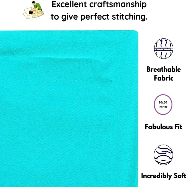 Aqua_Blue_Cotton_Bedsheet_With_Pillow_Cover