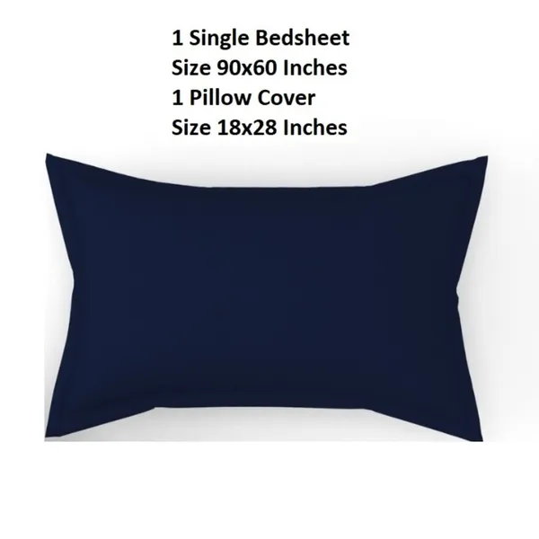 Blue_Cotton_Bedsheet_With_Pillow_Covers