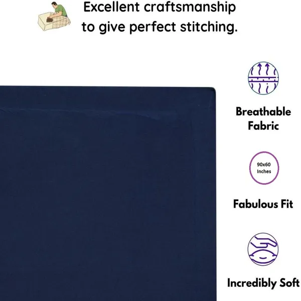 Blue_Cotton_Bedsheet_With_Pillow_Covers