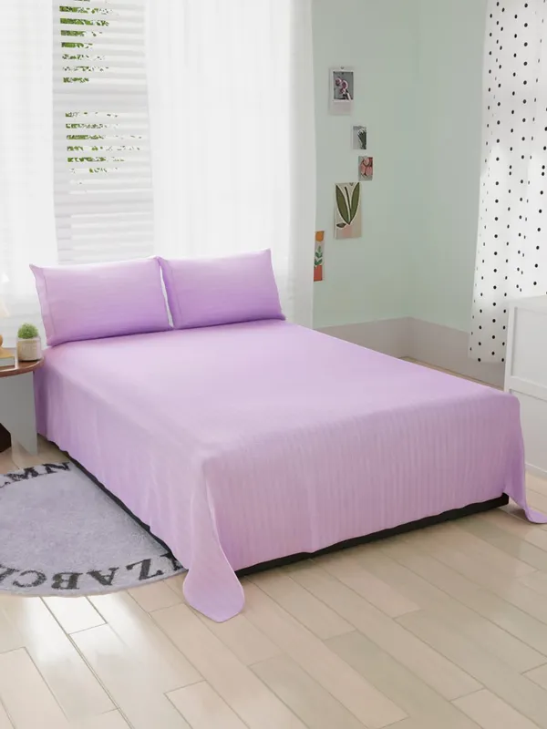 Multicolor_Lavender_Microfiber_Double_Bed_Sheet_Set