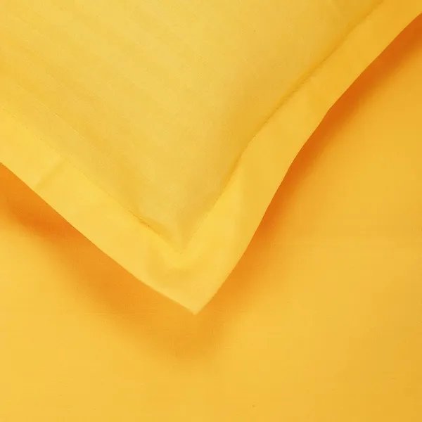 Yellow_Microfiber_Single_Bed_Sheet_With_Pillow_Cover