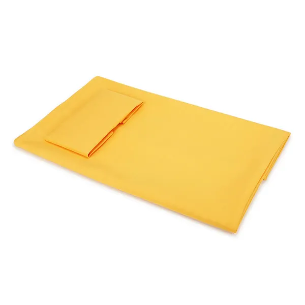 Yellow_Microfiber_Single_Bed_Sheet_With_Pillow_Cover