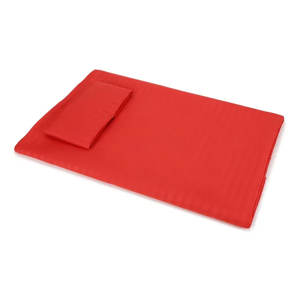 Red_Single_Bed_Cotton_Microfiber_Bedsheet_With_Pillow_Cover