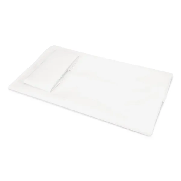 White_Microfiber_Single_Bed_Sheet_With_Pillow_Cover