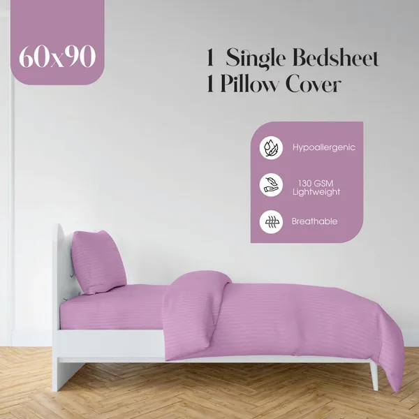Lavender_Microfiber_Single_Bed_Sheet_With_Pillow_Cover