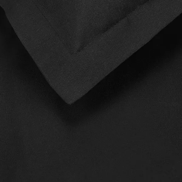 Black_Microfiber_Double_Bed_Sheet_With_Pillow_Covers