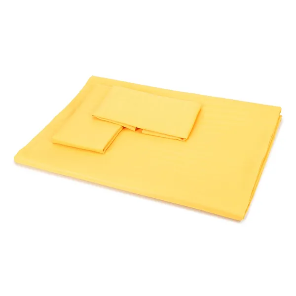 Yellow_Microfiber_Double_Bed_Sheet_With_Pillow_Covers