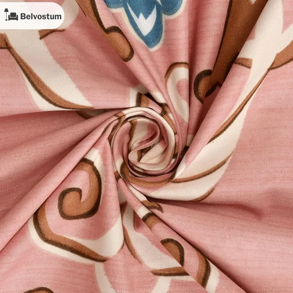 Multicolor_Microfiber_Printed_Bedsheet_With_Pillow_Cover
